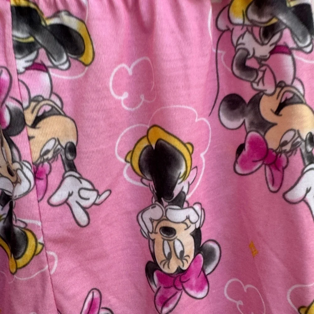 Disney 3T Girls Pink Minnie Mouse Pajama Bottoms Pants
